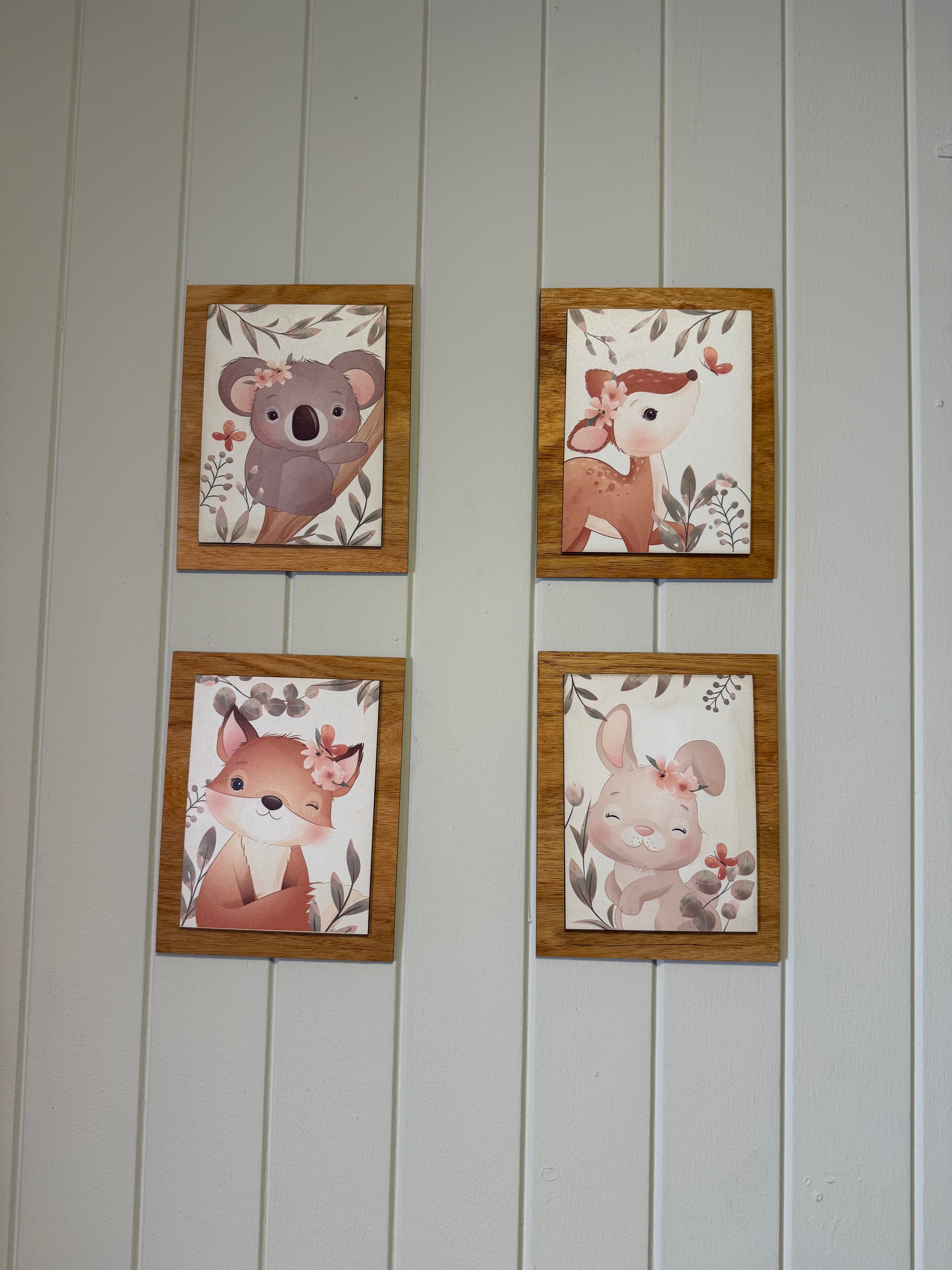 Cuadros decorativos animales del bosque