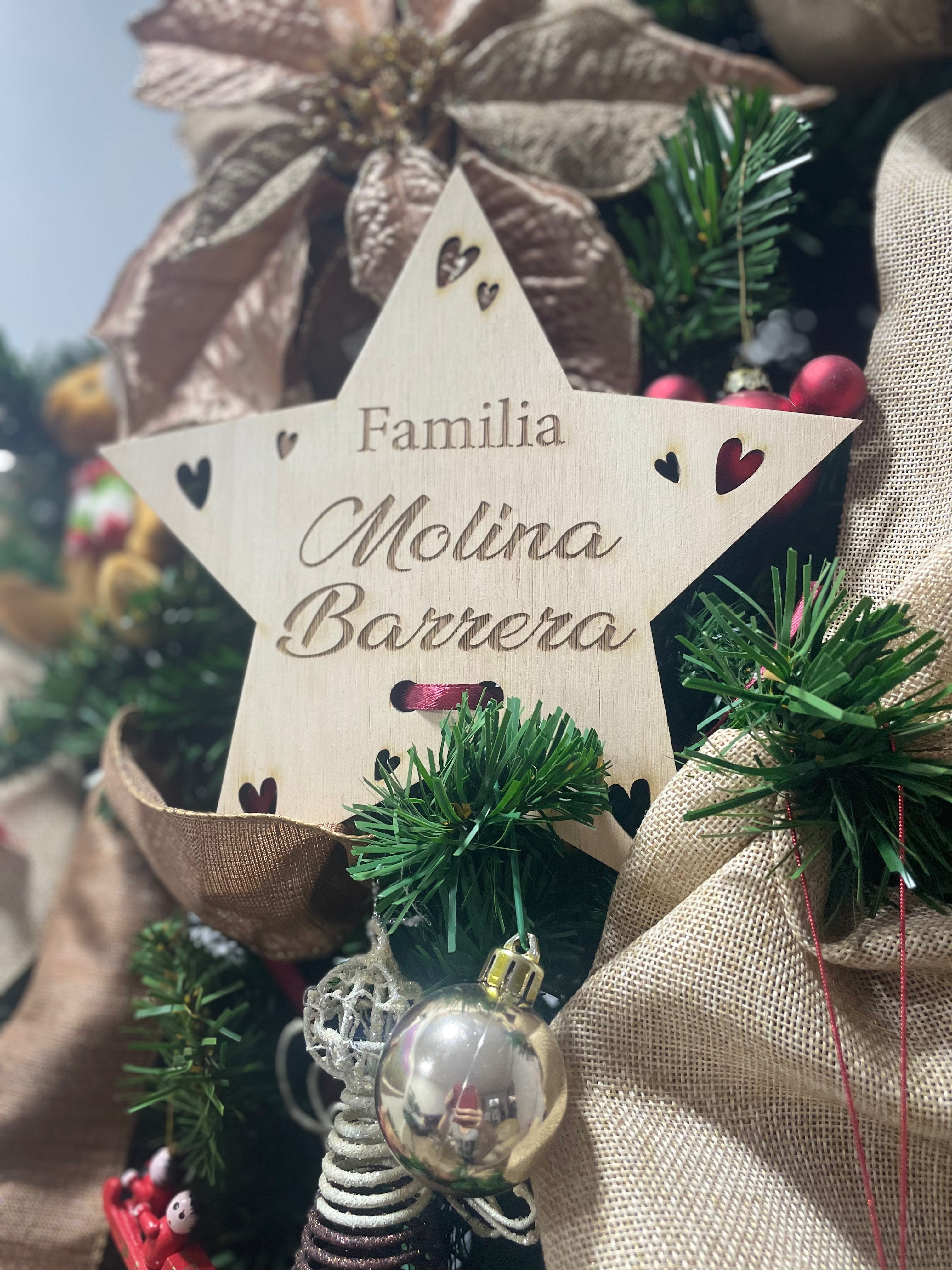 Estrella para el árbol de navidad