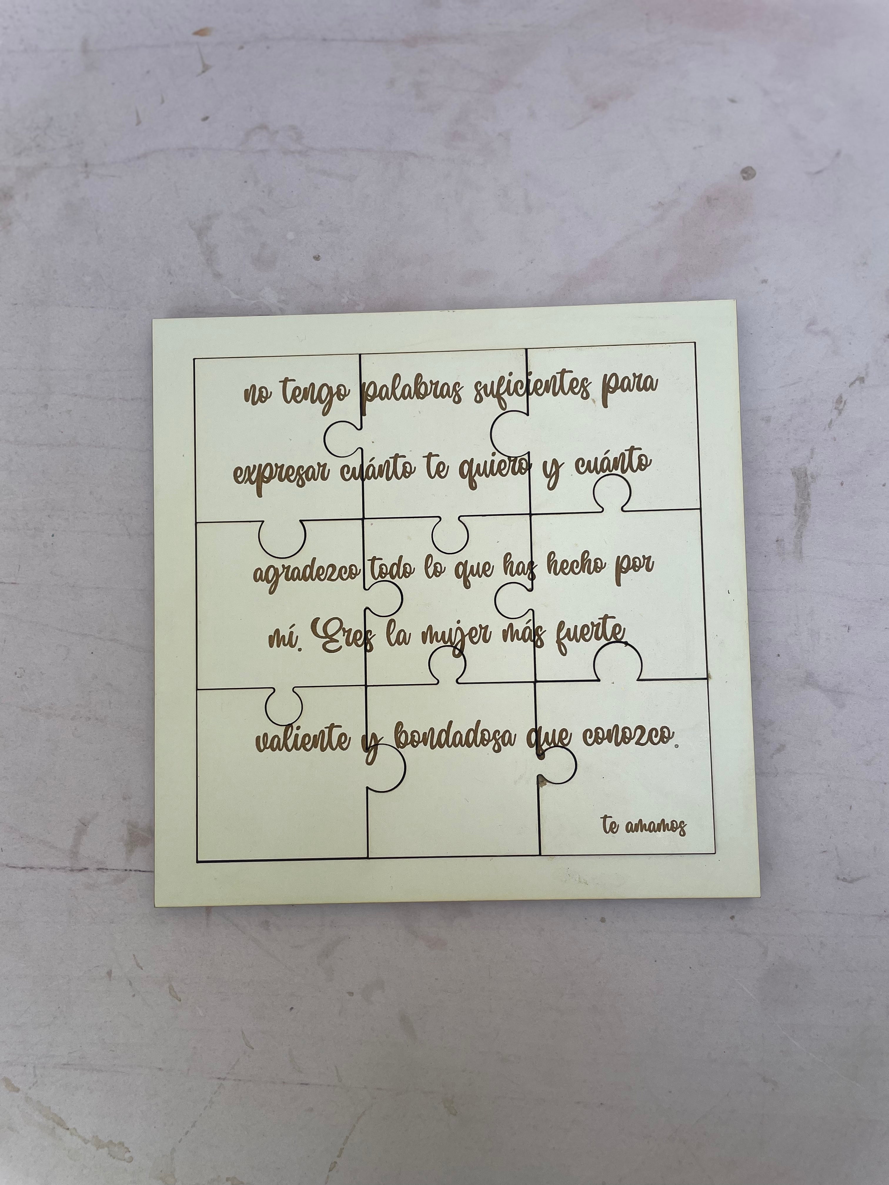 Puzzle día de la madre