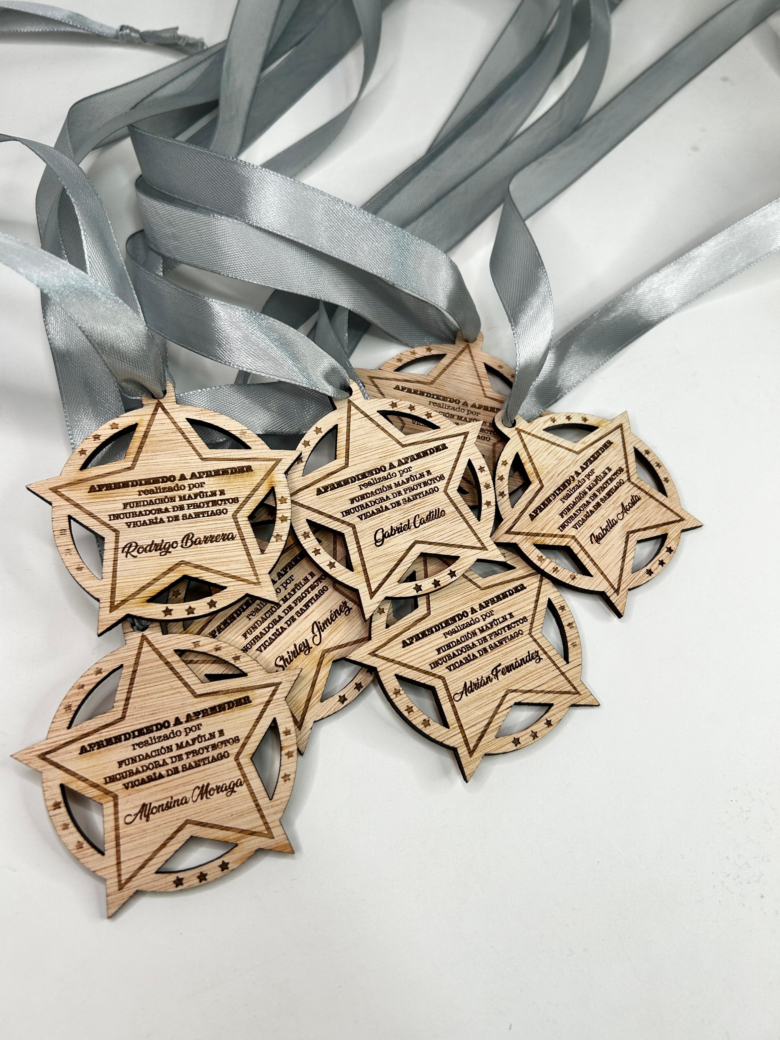 Medallas de recuerdo con forma de estrella