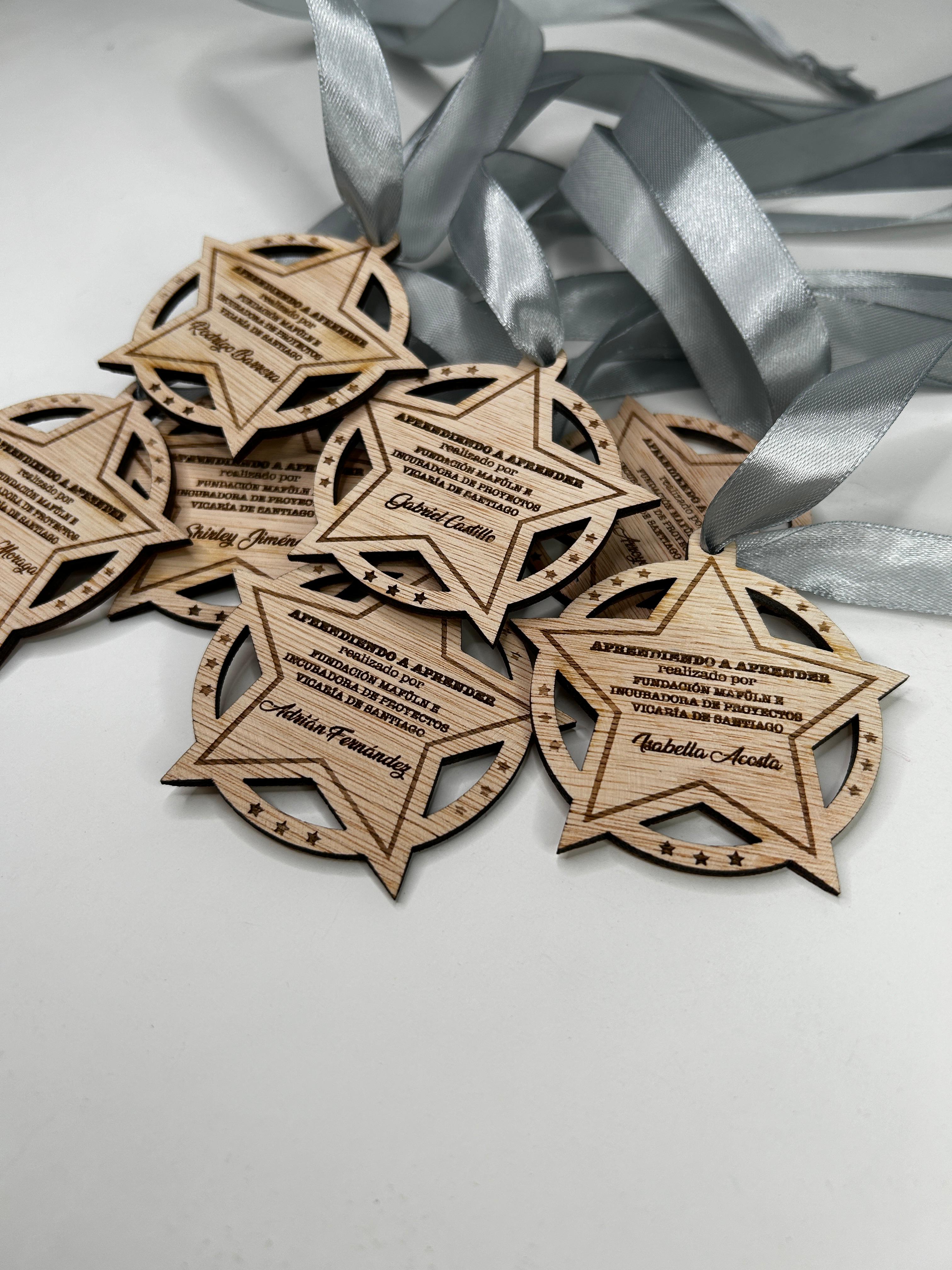 Medallas de recuerdo con forma de estrella
