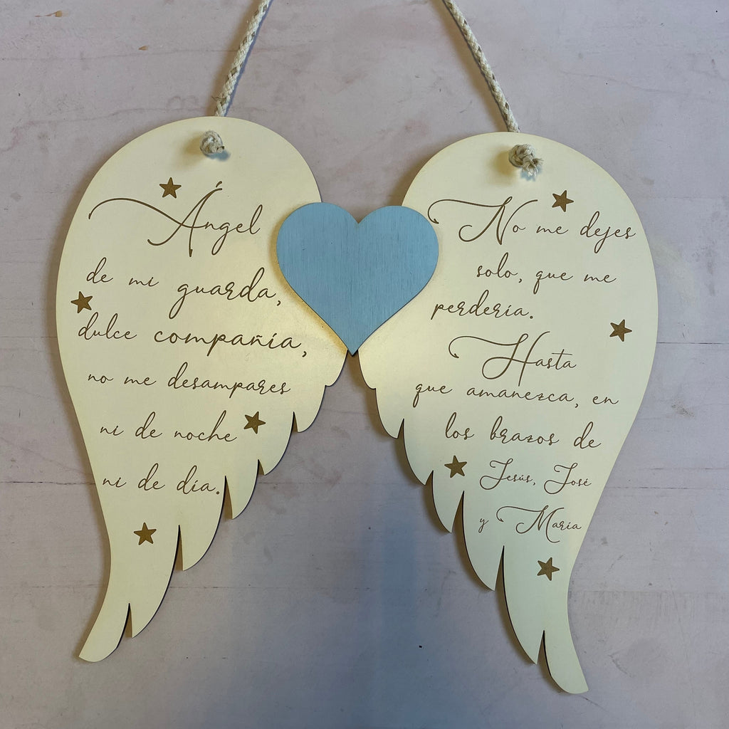 Cuadro Oración Ángel de la Guarda