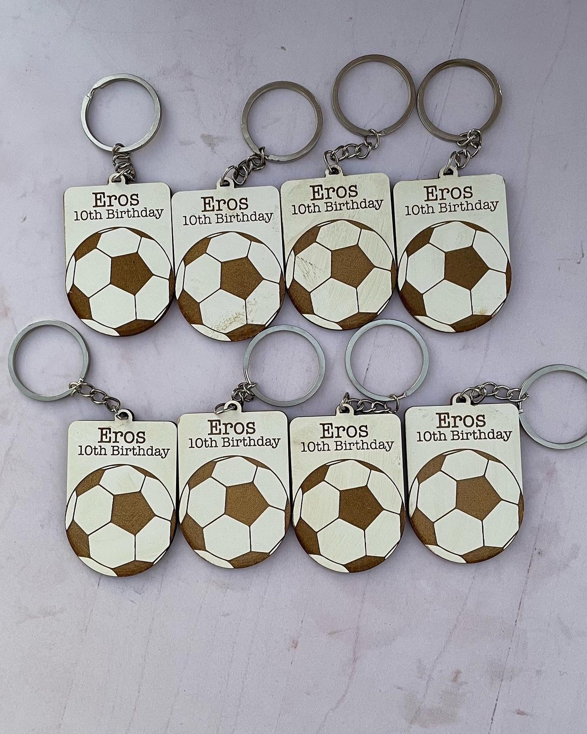 Llaveros de recuerdo fútbol