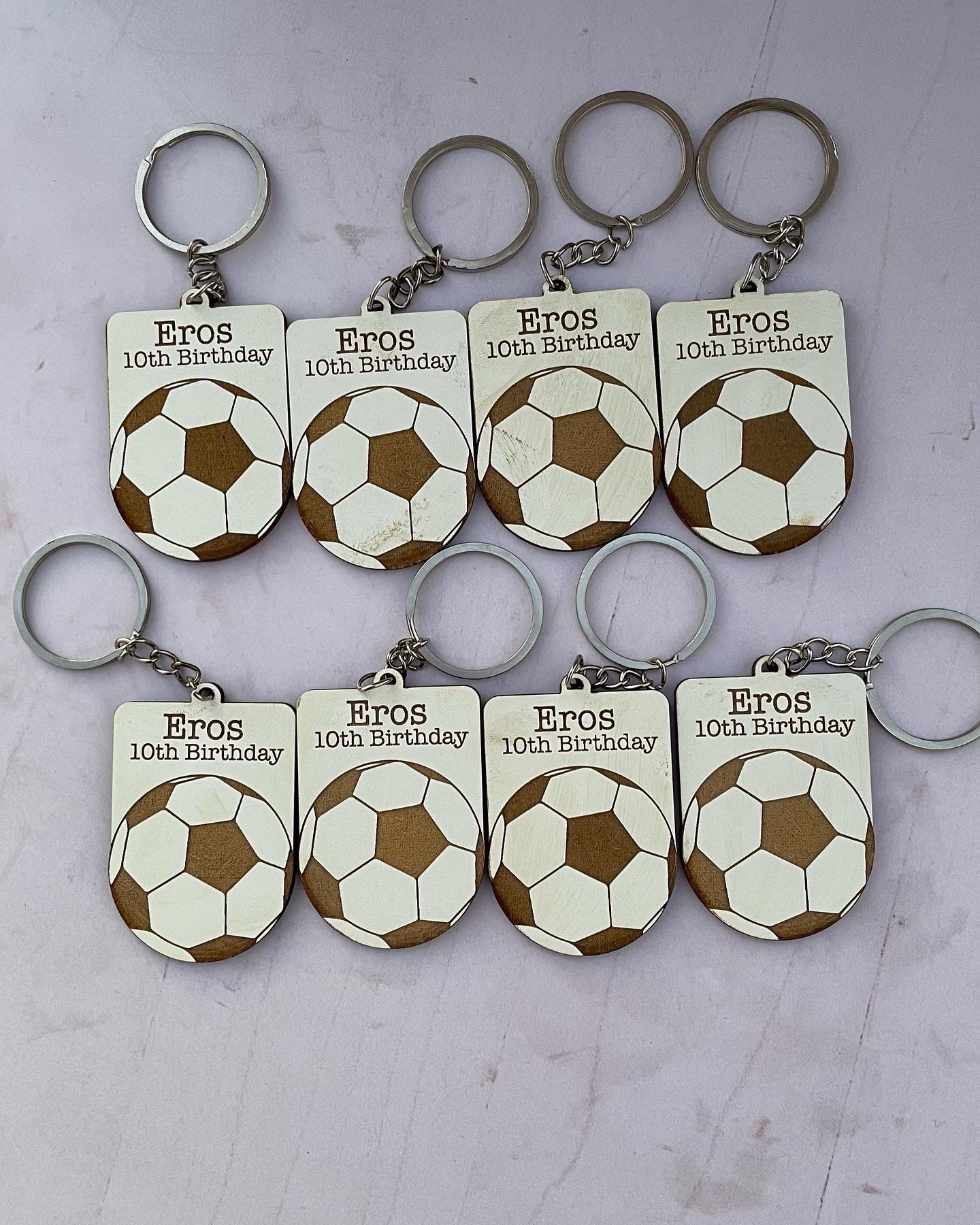 Llaveros de recuerdo fútbol